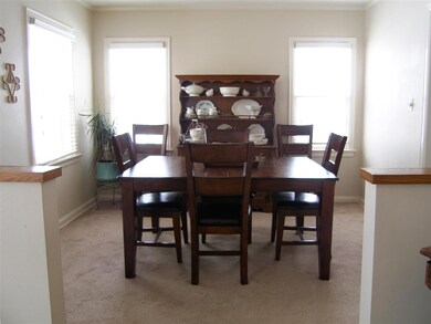 An alternate view of the dining room.