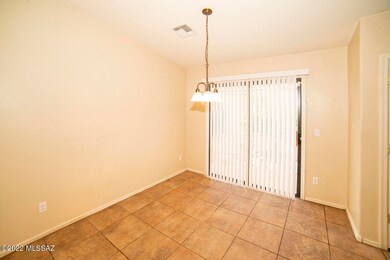 Dining area with own sliding door