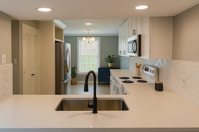 Kitchen Virtually staged