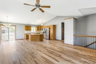 living room /kitchen /dining room combo