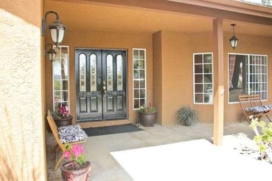 Double door entry, and large front porch