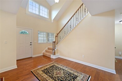 Two story foyer greets you and your guests. 2nd st
