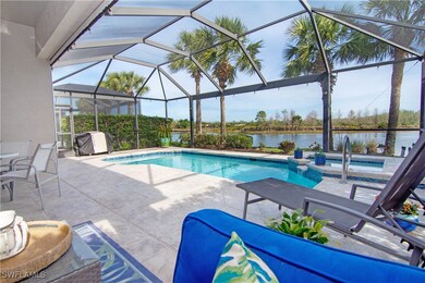 Relax by your beautiful swimming pool featuring a
