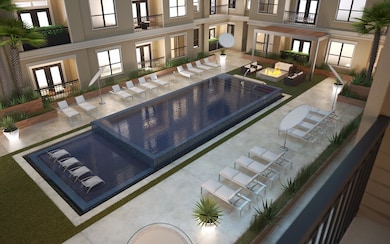 This infinity pool is in building 4 which has its