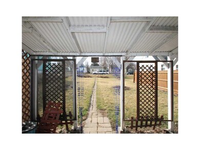 Patio. Covered patio adjoins the enclosed front po