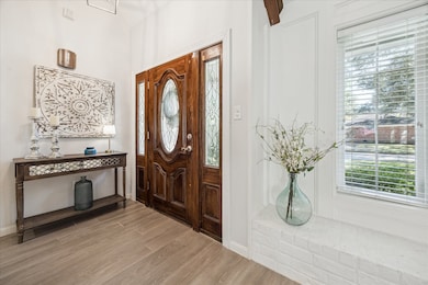 Formal entry when you walk into the home.