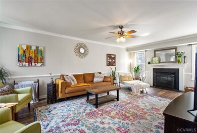 Family Room with gas fireplace