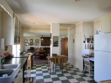 Open kitchen area