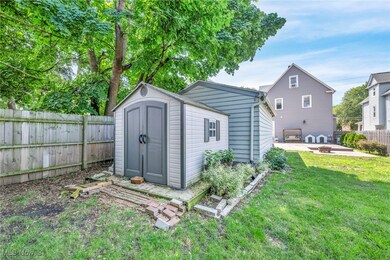 Storage Shed behind the garage.