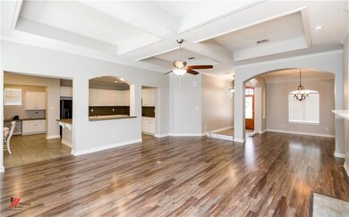 Open Concept floor plan boasting new flooring in l