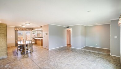Great room to dining area