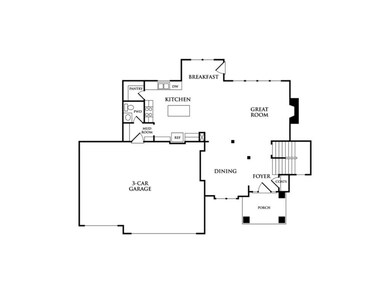 The Laurelwood II by Sallee Homes, Inc. - Main Lev