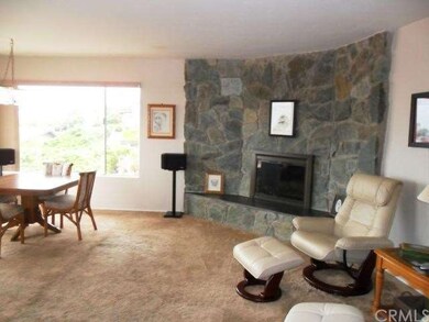 Flagstone Fireplace in Formal Living Room