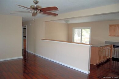 Living Rm Open to Kitchen and Eating