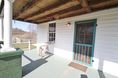 Covered front porch