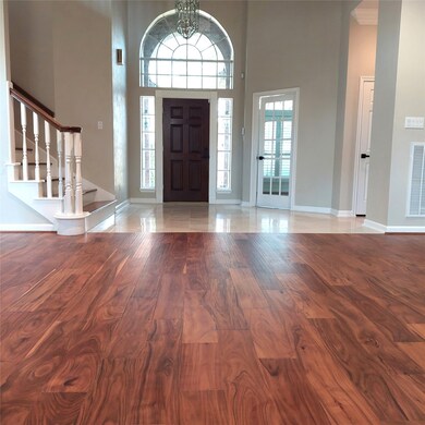 New engineered wood floors