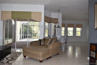 View from formal living room thru nook t family ro