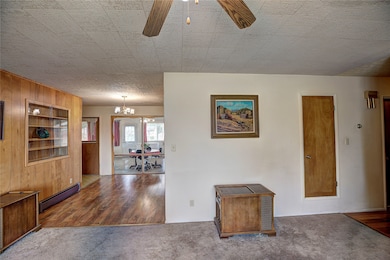 View from Front Windows thru Living Area