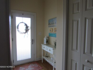 Inside front door