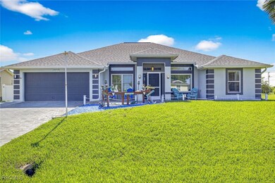 Single story home featuring stucco siding, a garag