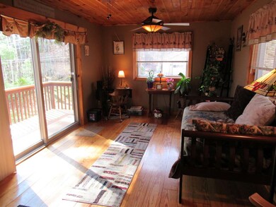 Note the light pouring in through the sliding door