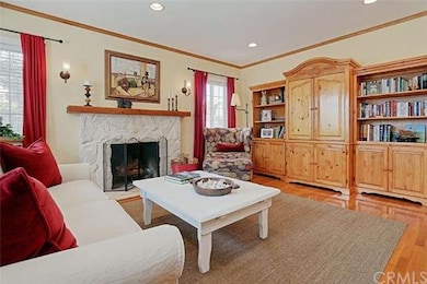 Living Room with Cozy Fireplace