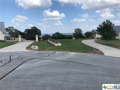 View of Canyon Lake from curb. Imagine the view from a second story balcony!