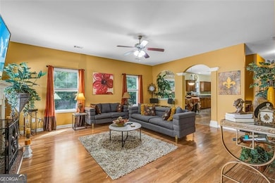 Another view of the family room.