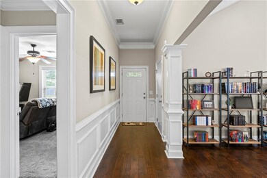Beautiful detailed trim work throughout