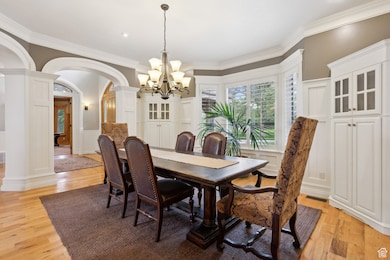 Formal dining for elevated entertaining.