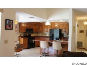 Long view of kitchen