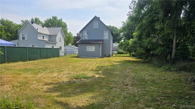 Large backyard