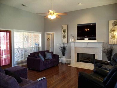 Very spacious great room with 12 ft. ceilings and 