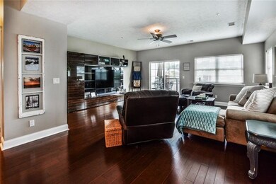 Family room with built-in tv center
