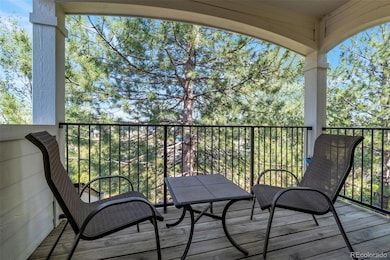 Large private balcony.