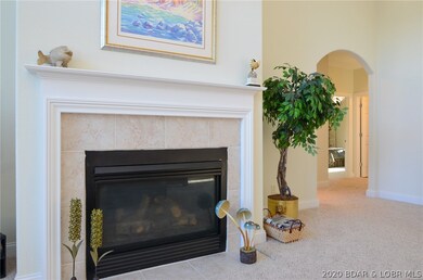 Beautiful low maintenance gas fireplace