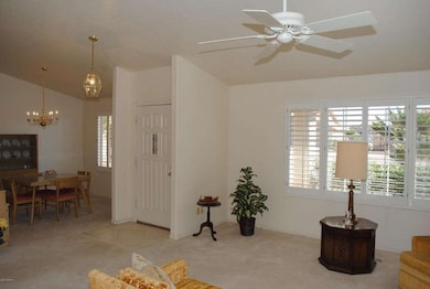 Living room to dining room