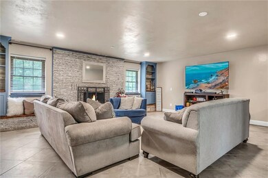 Oversized living room!