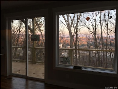 Neighboring home sunset view in the fall