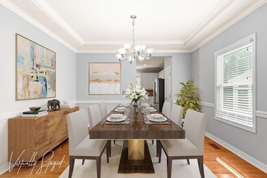 virtually staged Dining Room