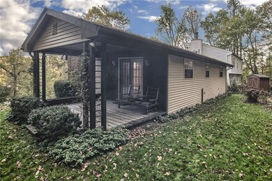 The private porch gives you access to the backyard