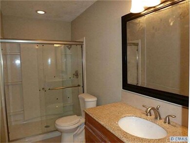 Newly remodeled Master Bathroom with granite counter tops