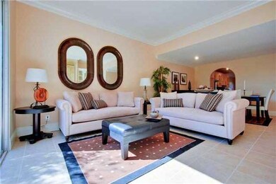 Spacious living room with tons of natural light.