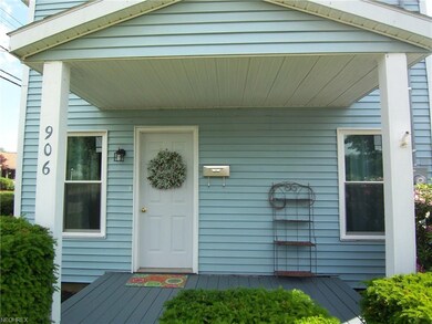 Welcoming front porch.