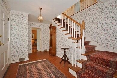 Spacious entry is wide and welcoming