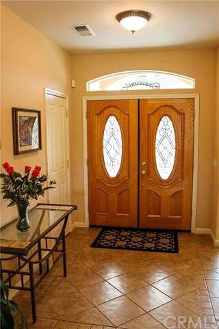 Front entry, with beautiful tile floor.