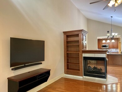 View from living thru dining to kitchen