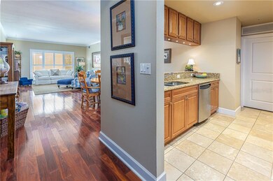 Foyer Area Opens Up To Open Floor Plan With Rich T