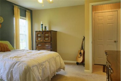 Good sized master suite is large enough for a big bed and several other pieces of furniture.  PLUS there is a huge walk in closet!