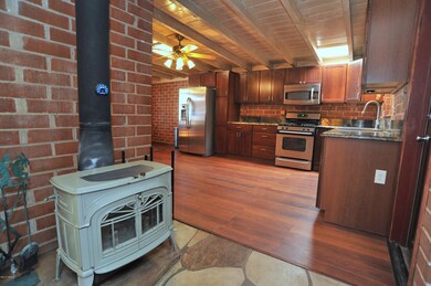 Wood Burning Fireplace